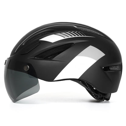 UWALK-A013G Bike Helmet with magnetic windshield & USB charging taillight