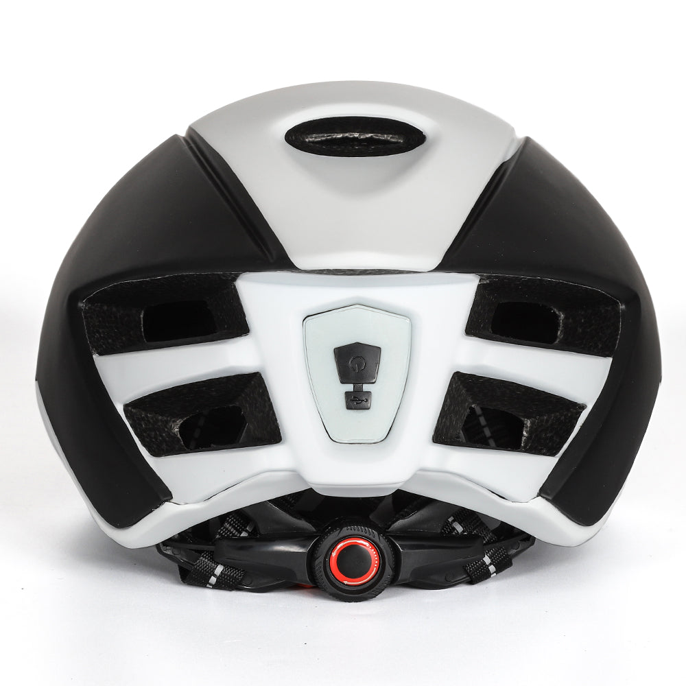 UWALK A026G Bike Helmet with magnetic windshield & USB charging taillight