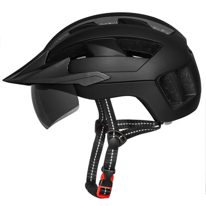 HOT UWALK A023G Bicycle Helmet with magnetic len, with charging tail light for Adult