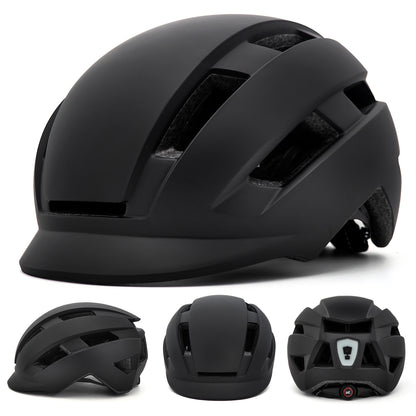 UWALK A035 Bicycle Helmet with USB charging taillight for Adult