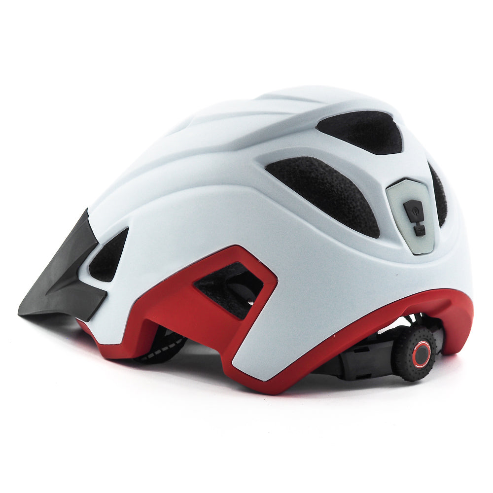 UWALK A030V Bicycle Helmet with detachable brim & USB charging taillight for Adult