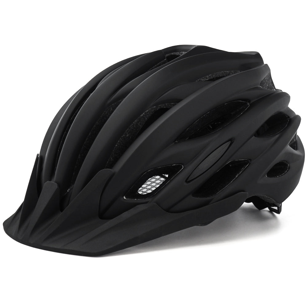 UWALK A037V Bicycle Helmet with detachable brim & Button battery tail light for Adult
