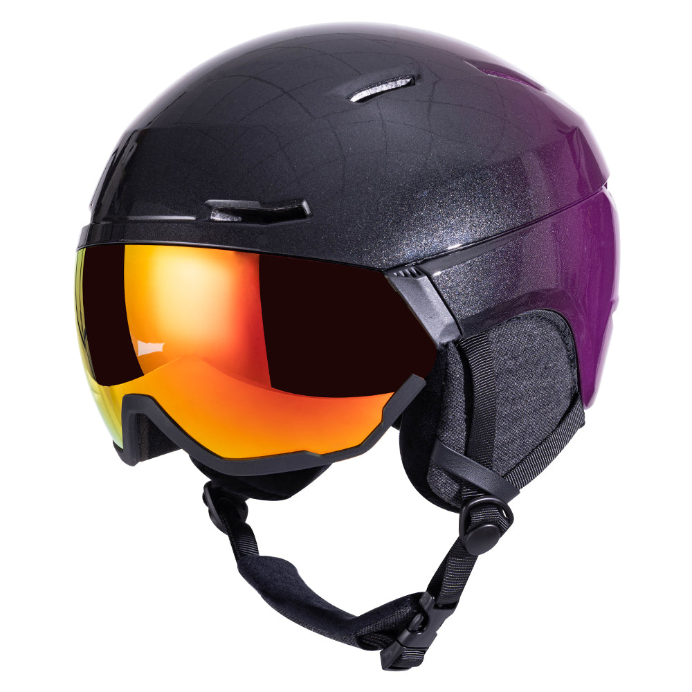 UWALK S008G Ski Helmet with Integrated goggle