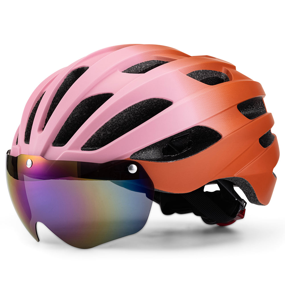 HOT UWALK A022G Bicycle Helmet with magnetic len for Adult