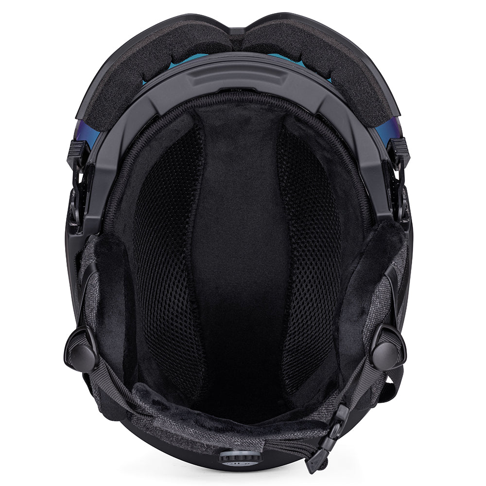 UWALK S008G Ski Helmet with Integrated goggle