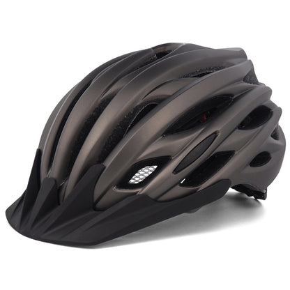 UWALK A037V Bicycle Helmet with detachable brim & Button battery tail light for Adult