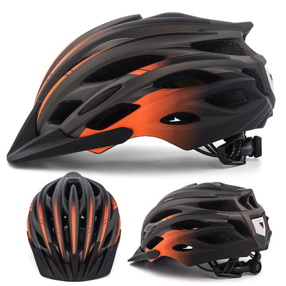 UWALK A037V Bicycle Helmet with detachable brim & Button battery tail light for Adult