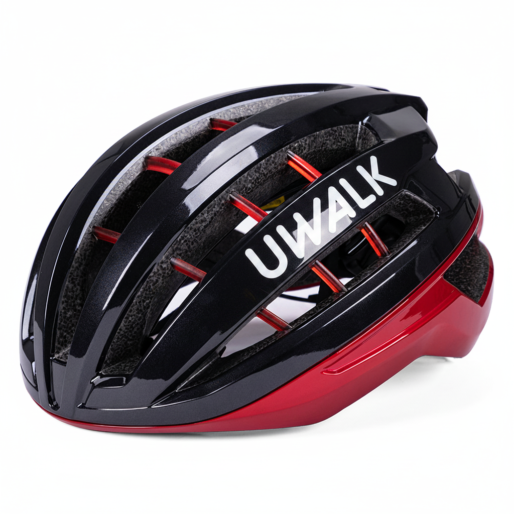 NEW UWALK A006G Bike Helmet with Magnetic len for adult