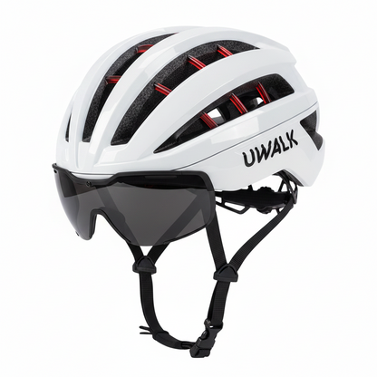 NEW UWALK A006G Bike Helmet with Magnetic len for adult