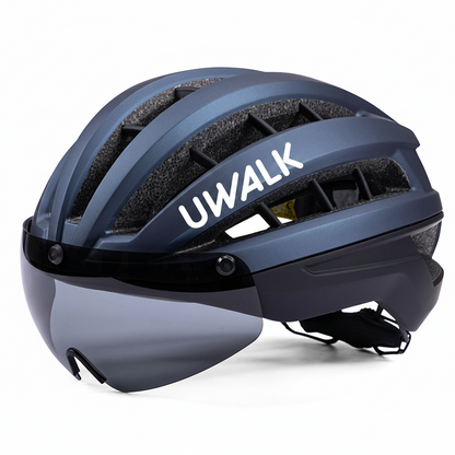NEW UWALK A006G Bike Helmet with Magnetic len for adult