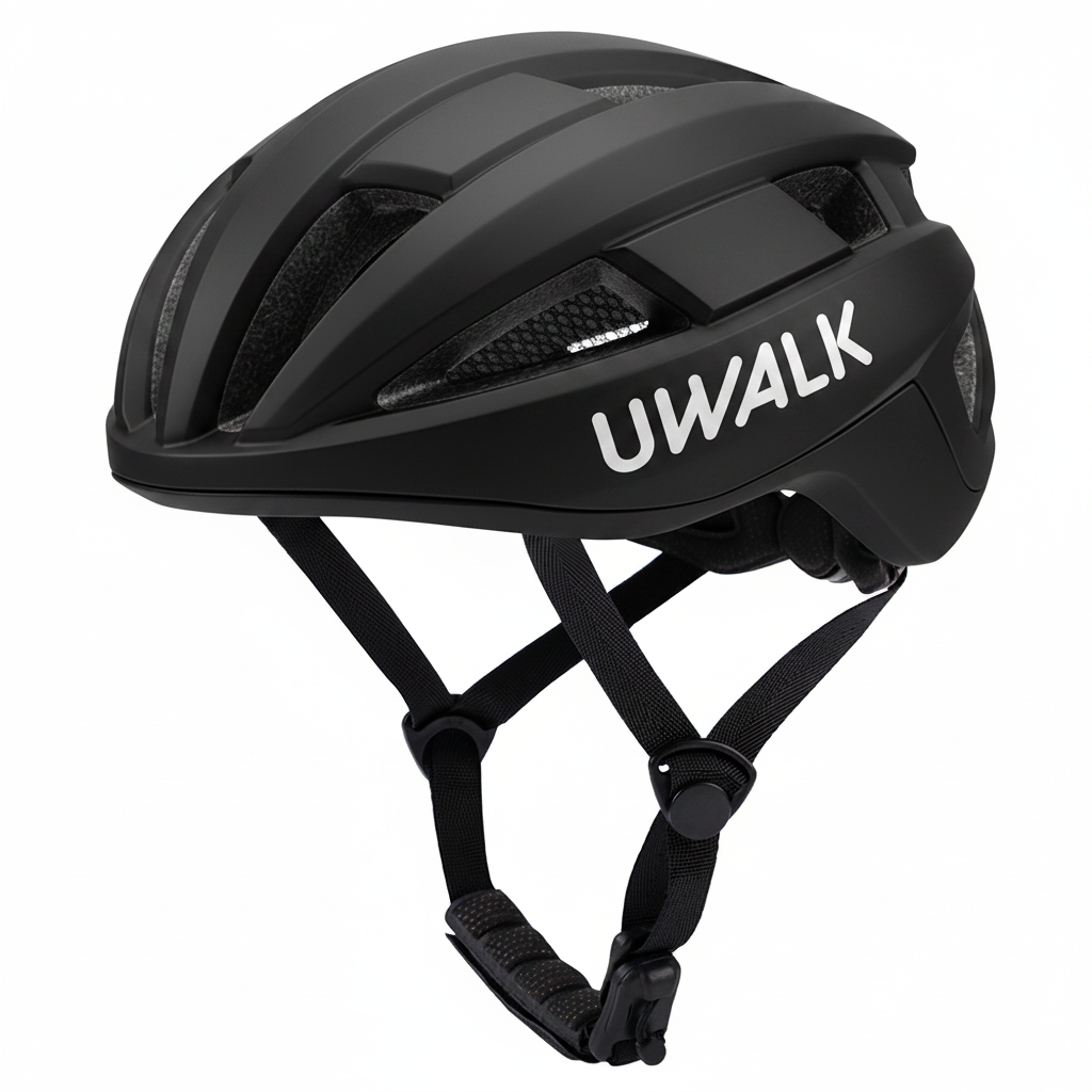 UWALK A008G Bike Helmet with Magnetic len for Adult