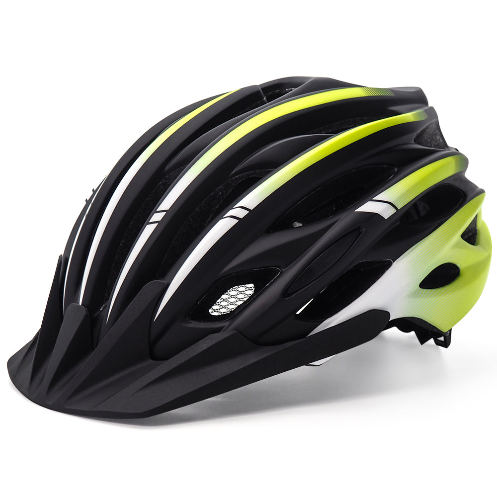 UWALK A037V Bicycle Helmet with detachable brim & Button battery tail light for Adult