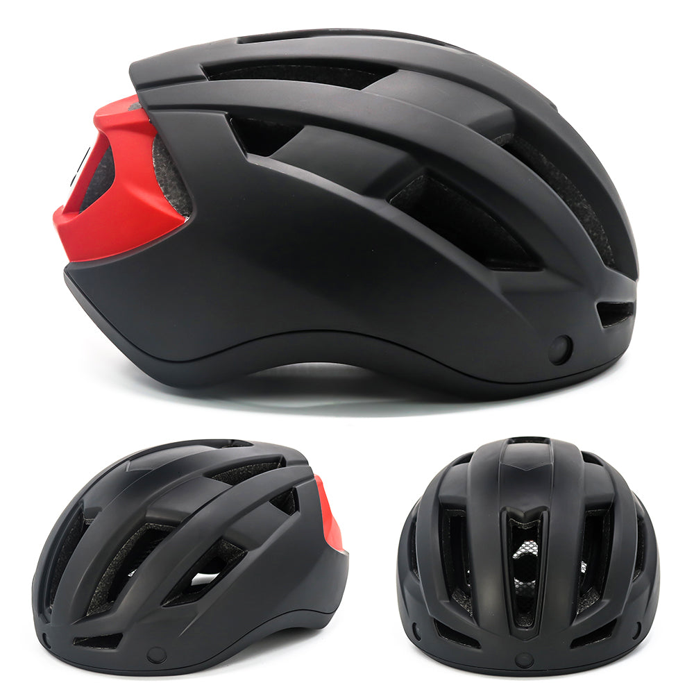 UWALK A016G Bike Helmet with magnetic windshield & USB charging taillight