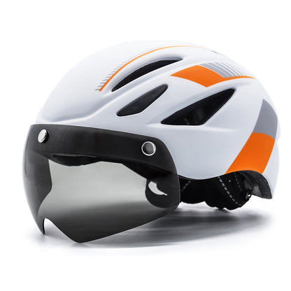 UWALK-A013G Bike Helmet with magnetic windshield & USB charging taillight