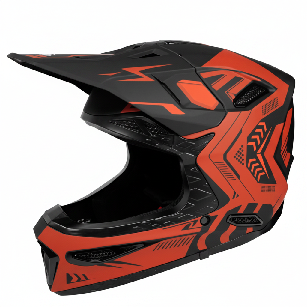UWALK 121 Motocross Helmet with DOT & CE Certified