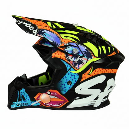HOT UWALK 127 Off-Road Motorcycle Helmet with DOT Certified