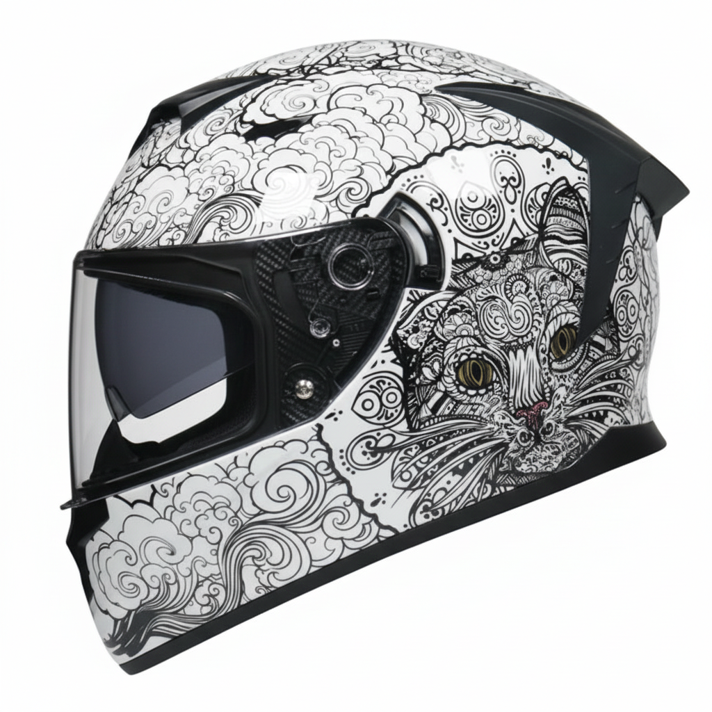 UWALK 702 Full Face Motorcycle Helmet